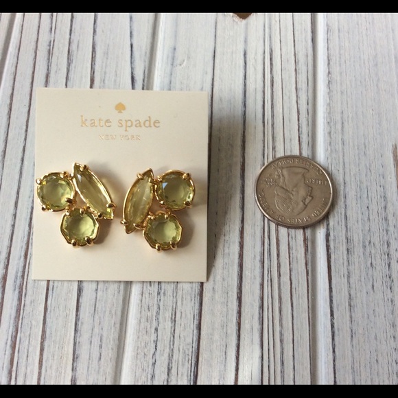 Authentic Kate Spade Desert Stone Earrings New - Picture 3 of 4